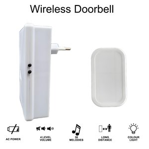 <span class=keywords><strong>Campanello</strong></span> <span class=keywords><strong>Wireless</strong></span> da Esterno Impermeabile, <span class=keywords><strong>Campanello</strong></span> Cinetico <span class=keywords><strong>Senza</strong></span> <span class=keywords><strong>Batteria</strong></span>, Suoneria a Pulsante - Product Image 4