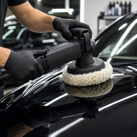 Disque de polissage en laine 100 % naturelle pour la finition des surfaces de peinture automobile, métal, verre, bois – Taille personnalisée OEM – Vente en gros