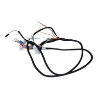 Arnés de controlador de scooter personalizado, cable multicolor corrugado tipo Loom, conjunto de cable de motor para bicicleta eléctrica, para vehículos eléctricos