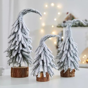 Mini <span class=keywords><strong>sapin</strong></span> de Noël en PE, décoration de table pour fenêtre ou maison, effet neige tombante - Product Image 2
