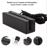 Vente chaude MSR003 Lecteur de balayage de carte de crédit POS programmable à 3 pistes avec bande magnétique pour usage au détail et commercial