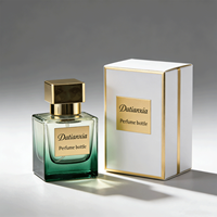 Flacon de parfum de nouvelle conception 30 ml 50 ml personnalisé de haute qualité unique et luxueux en verre vide