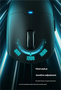 เมาส์ไร้สายแบบสองโหมด น้ำหนักเบา 2.4G บลูทูธ 5.2 ชาร์จได้ สำหรับคอมพิวเตอร์และสำนักงาน - Product Image 2