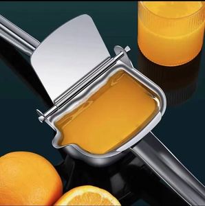 Presse-agrumes manuel en acier inoxydable 304 personnalisé pour citrons et oranges, extracteur de jus de fruits à pression manuelle - Product Image 6