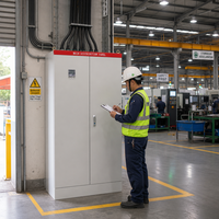Armoire de distribution principale industrielle 1000A norme IEC, 380V triphasé, protection contre les surcharges pour la distribution d'énergie en usine et atelier