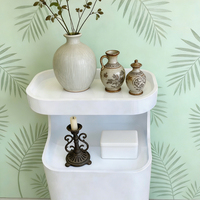 Chariot de rangement multifonctionnel en bois pour salon de beauté et barbier, idéal pour les soins du visage et les outils de beauté - Vente en gros
