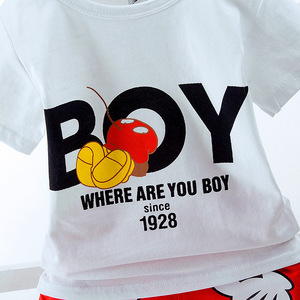 Hot Sale Wholesale New Style Children <b>Clothes</b> Clothing Sets Shirt <b>Funny</b> and Knit Pants Pattern Set - Product Image 3