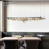 Lampe Pliante Créative Nordique Postmoderne en Acier Inoxydable pour Bar, Restaurant, Bureau et Décoration de Maison – Modèle Designer