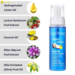 Mousse para Cabello Rizado con Aceite de Coco y Karité de Marca Privada, Define los <span class=keywords><strong>Rizos</strong></span>, Anti-Frizz - Product Image 4