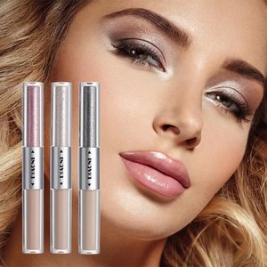 Stick 2-en-1 <span class=keywords><strong>Fard</strong></span> <span class=keywords><strong>à</strong></span> Paupières Crème Mat <span class=keywords><strong>Nacré</strong></span> et Stylo Contour Liquide Scintillant Haute Brillance, Maquillage Yeux Nude Lisse, Waterproof - Product Image 3