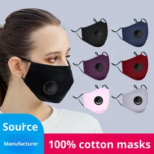 Mascherina Lavabile in Puro Cotone con Gancio per Orecchie, Filtro Rimovibile, 100% Cotone, Traspirante, Spedizione Gratuita, Disponibile - Product Image 1