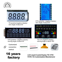 Compteur de vitesse numérique à écran LCD monochrome personnalisé Affichage du segment positif TN HTN FSTN