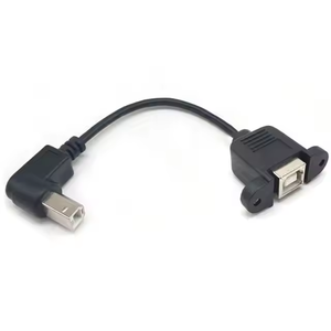 Tiêu chuẩn 0.3m <span class=keywords><strong>USB</strong></span> 2.0 bm để BF phải lên xuống góc máy in mở rộng cáp <span class=keywords><strong>USB</strong></span> 2.0 nối PVC dữ liệu <span class=keywords><strong>USB</strong></span> <span class=keywords><strong>B</strong></span> cáp - Product Image 4
