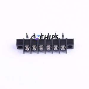 KF55RM-10.0-6P Barrier Terminal Block Bent Lead Through Hole,P=10mm Connector Two Sides 10mm 1x6P Right Angle Pin - Product Image 1