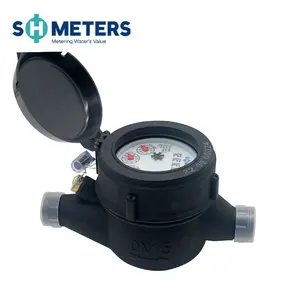 Cold Water Meter DN15MM Domestic Plastic Multi Jet Water Meter Dry Dial Multi-jet Meters Household IP68