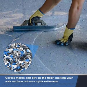 LSY Self-leveling <strong>Marble</strong> Effect Epoxy Floor Coating Wear-resistant Durable Floor Coating Color Sand Epoxy Floor Coating - Product Image 5