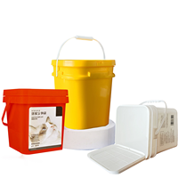 Ember Plastik Putih Food Grade Aman untuk Cat, Popcorn, dll. Ukuran Kecil Besar 2L 5L 10L 20L 25L 5 Galon dengan Tutup dan Pegangan, Harga Murah