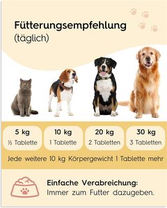 Complesso di Vitamina <span class=keywords><strong>B</strong></span> per Cani 140 Compresse 70g Alta Dose per Nervi Forti e Sistema Immunitario Produttore Cinese Lucky Pets - Product Image 5