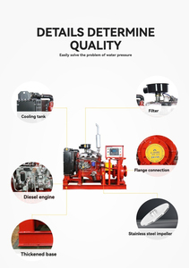 Ensemble de pompe de surpression automatique XBC pour hydrant d'incendie avec moteur de pulvérisation d'eau pour la lutte contre l'incendie - Product Image 3