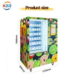 เครื่องจำหน่ายสินค้าอัตโนมัติแบบไร้คนดูแล 24 ชั่วโมง สำหรับขนมและเครื่องดื่ม ผู้ผลิตเครื่องขายสินค้าอัจฉริยะ - Product Image 5