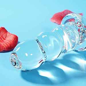 Glas Kristall Transparenter Analplug <span class=keywords><strong>G</strong></span>-Punkt-Stimulation Butt Plug Frauen <span class=keywords><strong>Dildo</strong></span> Weibliche Masturbation Sexspielzeug für Frauen Männer - Product Image 2