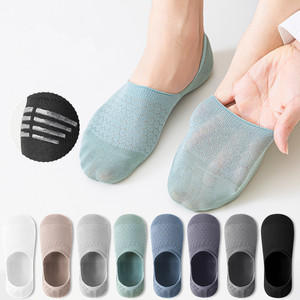 Business Men's Summer Breathable Invisible Socks with <strong>Silicone</strong> <strong>Antibacterial</strong> and Sweat-Absorbent Feature From Factory - Product Image 1