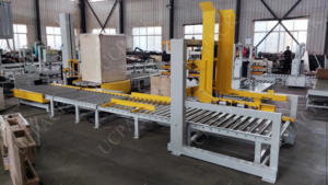 Máquina apiladora de dispensadores de paletas automáticos de fábrica con envoltura de paletas transportadoras - Product Image 2