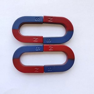 Aimant en fer à repose-pieds en <span class=keywords><strong>n</strong></span>éodyme AlNiCo en ferrite magnétique permanente en forme de U, rouge et bleu, à pôles <span class=keywords><strong>N</strong></span> et S, personnalisé, petit format, à prix avantageux, en vente - Product Image 5