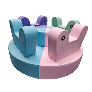 Vui vẻ đi vòng mềm chơi trong nhà sân chơi sóc <span class=keywords><strong>Carousel</strong></span> điện <span class=keywords><strong>mini</strong></span> vui vẻ đi vòng - Product Image 3