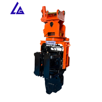 Martillo Vibratorio Hidráulico de Sujeción Lateral para Proyectos de Cimentación Urbana y Pilotes de Acero, Compatible con PC100 ZX120 EX130 EC150