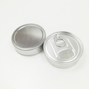100ml Press It in Tuna Cans Self Seal <strong>Tins</strong> With Black Lids Bulk <strong>Small</strong> <strong>Tin</strong> Ring Pull Can 66*40mm - Product Image 3