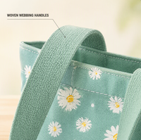 Sac fourre-tout en toile personnalisé avec logo imprimé, thème anime, taille moyenne, avec longue poignée, vente en gros