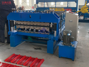 WadJay Fliesen herstellungs maschine Glasierte Fliesen walzen form maschine Zinkdach platten maschine - Product Image 4