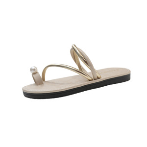 Sandalias de Cuero Genuino Multifuncionales de Moda Estilo Playa para Mujer, con Suela Gruesa Acolchada, Cómodas y Duraderas - Product Image 1