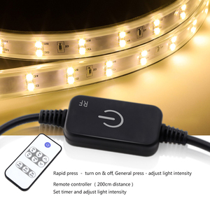 Interrupteur à distance sans fil RF, variateur de luminosité DC5V 12V, interrupteur RF en plastique réglable pour éclairage LED d'armoire - Product Image 6