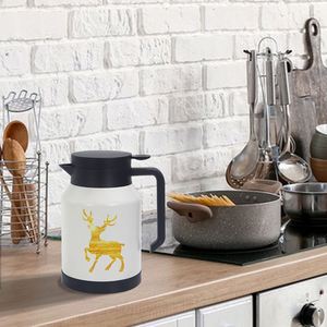 Mug isotherme double paroi en acier inoxydable 304 de 1,5 L, personnalisable, pour camping, thé, café, ou comme carafe. - Product Image 4