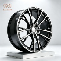 Jantes forgées bicolores à rayons fendus 20x9J 5x114.3 ET35 CB73.1 Jantes de voiture de tourisme personnalisées OEM