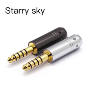 Adaptateur convertisseur femelle Starry Headphone 2,5 mm 3,5/4,4 mm, prise audio stéréo dorée, sortie AC, neuf
