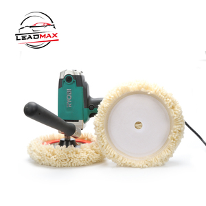 Meilleure vente 7 pouces double face roue de polissage de voiture 100% CR laine mousse forme ronde OEM personnalisable 5/8 pouces <span class=keywords><strong>Bol</strong></span> tampons de polissage - Product Image 3