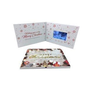 Cartes de vœux vidéo LCD pour festivals, <span class=keywords><strong>design</strong></span> charmant, 4,3 pouces, carte cadeau en papier, cadeau d'affaires, impression offset 4 couleurs, amour - Product Image 4