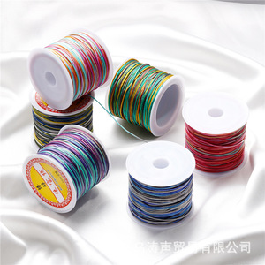 Variegated Colored No 72 Jade <b>Thread</b> 30 Meters For Bracelet Braiding Handmade <b>Beading</b> Rope DIY Jewelry Making Supplies - Product Image 1