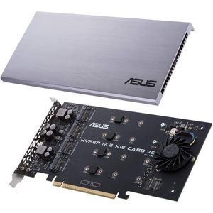 การ์ดขยายขนาด3.0 X8สำหรับไฮเปอร์ M.2 X16การ์ด V2รองรับ4 NVMe M.2สูงสุด128 Gbps สำหรับ Intel vroc - Product Image 2