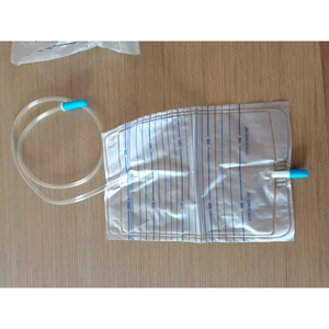 Sac urinaire stérile portable en PVC de type T, 2500 ml, jetable, certifié ISO médical - Product Image 2