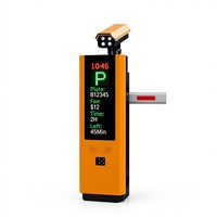 Barrière de reconnaissance de plaques d'immatriculation avec diffusion vocale intégrée pour les parkings de centres commerciaux