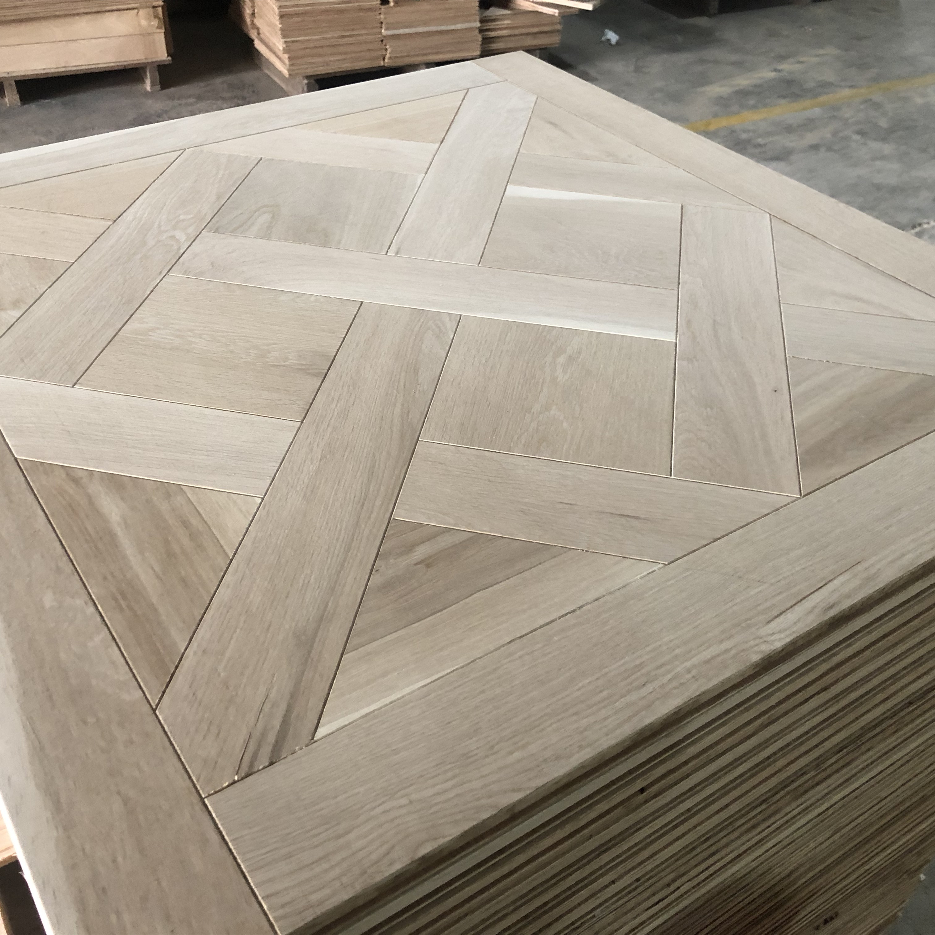 Строитель rift пила Незаконченный белый дубовый паркет