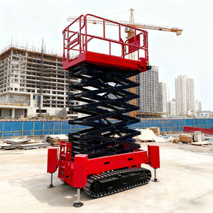 <span class=keywords><strong>Plataforma</strong></span> <span class=keywords><strong>Elevadora</strong></span> de Tijera Eléctrica Autopropulsada Portátil con Rango de Altura de 4-14 m para Elevación de Personal - Product Image 2