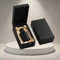 Boîte à parfum rigide en papier créatif haut de gamme au design personnalisé, fermeture magnétique, doublure en éponge, impression quadricolore