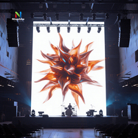Pantalla LED de Alquiler Personalizada a Todo Color de 500*500mm para Interiores, 2.97mm, para Menús de Restaurantes, con Estructura de Truss