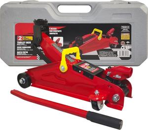 Altertool 2 Ton Steel Hydraulic Trolley Service/Floor <span class=keywords><strong>Jack</strong></span> avec soufflage Mold Carrying Storage Case Red-for Car Jacking - Product Image 1