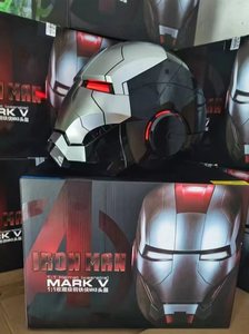Versión Mejorada 2026 MK5 Mark5 Autoking, <span class=keywords><strong>Casco</strong></span> <span class=keywords><strong>de</strong></span> <span class=keywords><strong>Iron</strong></span> <span class=keywords><strong>Man</strong></span> con Control por Voz, <span class=keywords><strong>Automático</strong></span>, para Cosplay - Product Image 2